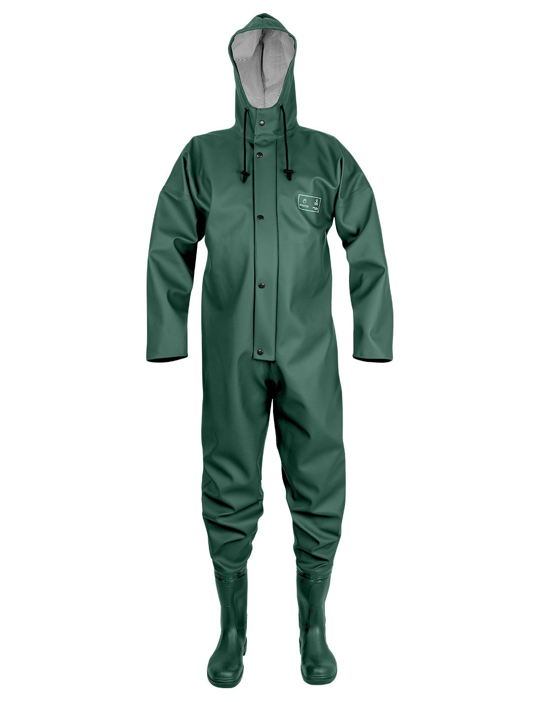 Overall raincoat with boots on sale