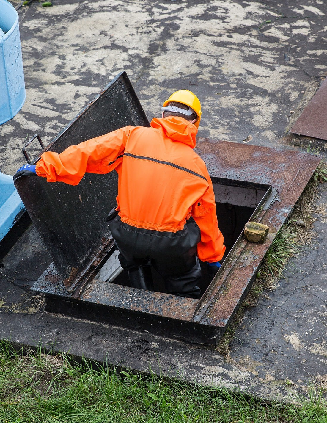 Waterproof Overalls With Boots FLUO - PROS