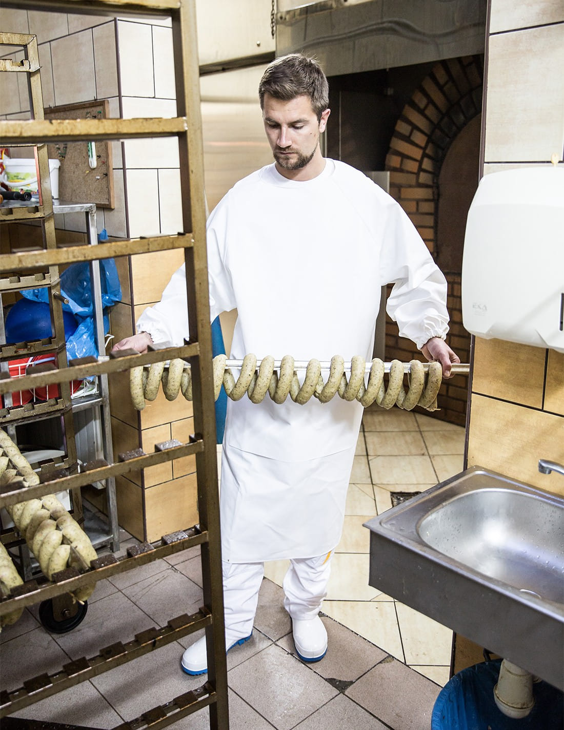 Long Sleeve Kitchen Apron - PROS